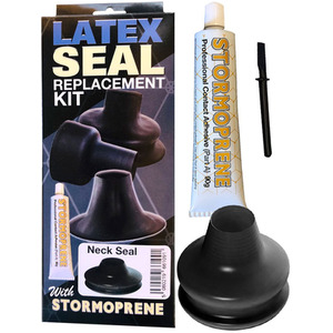 Latex Neck Seal Repair Kit - Clear by Stormsure