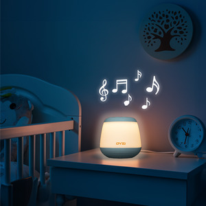 Portable RGB Night Light and White Noise Machine - White by Dyzi