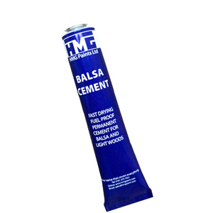 Balsa Cement for Balsa and Light Woods - Clear by HMG