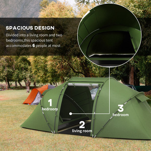 Outsunny Camping Tent With UV Protection by Outsunny