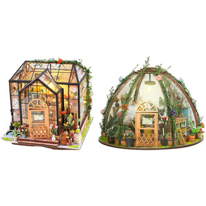DIY 3D Flower House - Black / 23*23*15cm