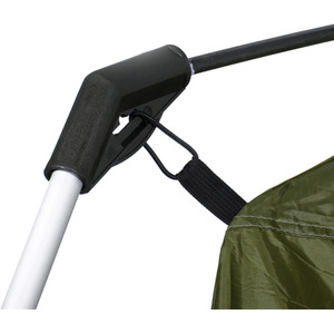 Outsunny Camping Tent Family Tent 4-8 Person 2 Room - Green by Outsunny