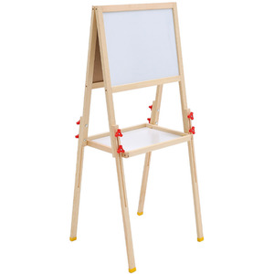 Kidkid Height Adjustable Double-Sided Art Easel - Natural by Kidkid