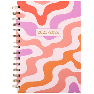 25/26 Funky Swirl Academic Diary