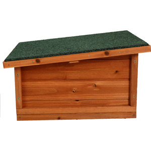 Hedgehog House Hibernation Shelter Wood - Brown by Actiaspet
