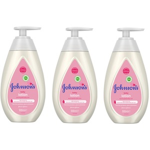 Pack of 3 Johnson's Baby Lotion Gentle Pump - Pink by Johnsons