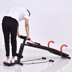 Sit Up Bench with Twist Waist Disc - Black by HOMCOM