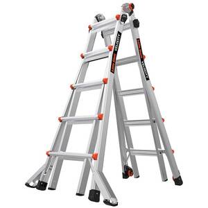 Little Giant Velocity Series 2.0 Multi-Purpose Ladders - Silver / 169cm by Little Giant