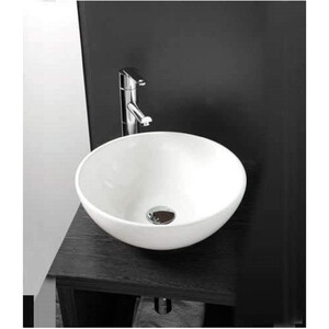 BELOFAY Ceramic Cloakroom Basin Hand Washing Sink Modern Design Countertop Basin - White / 31cm / 13cm by BELOFAY