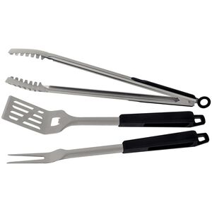 Tramontina 3 Pcs. Barbeque Tools Set - Black by Tramontina