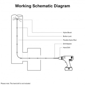 MAXBLAST Powered Chimney Sweep 10m - Orange by Maxblast