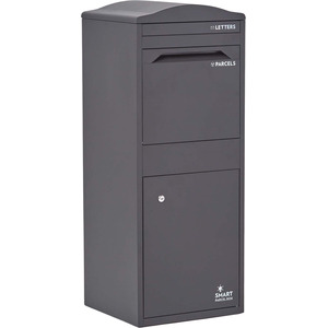 SMART PARCEL BOX - Curved Top Large Front Access Parcel and Postage Drop Box by SMART PARCEL BOX