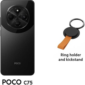 POCO C75 Smartphone 8GB RAM, 256GB Storage 120Hz Display 50MP Camera - Black by Xiaomi