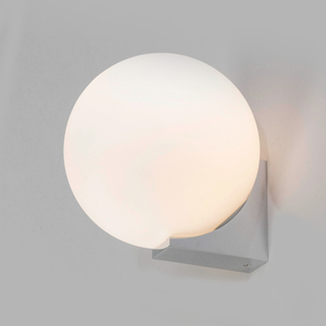 Bola Bathroom Flush Ceiling Light - Chrome by Litecraft