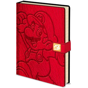 Super Mario Jump Premium A5 Notebook - Red by Nintendo