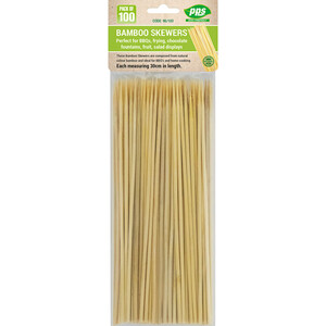 Pack 100 Bamboo Skewers