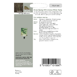 Pack of Lisbon Winter Hardy White Spring Onions by Johnsons