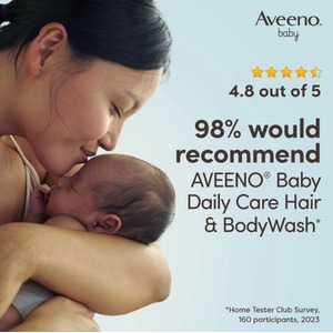 Pack of 6 Aveeno Baby Daily Care Hair and Body Wash Sensitive Skin - Blue by Aveeno