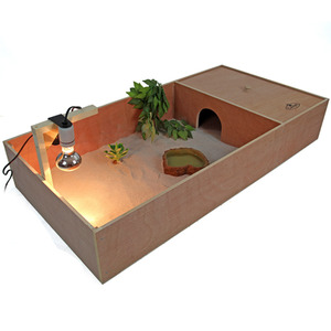 Tortoise Pet House with Run - Brown by Actiaspet