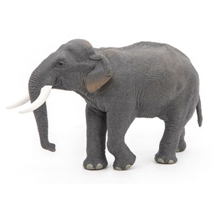 PAPO Wild Animal Kingdom Asian Elephant Toy Figure - Grey by PAPO