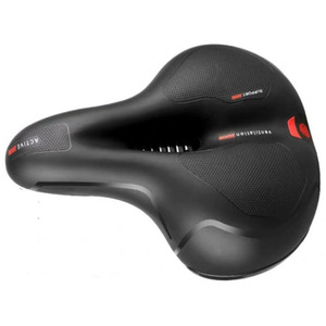 Comfortable and Wide Bicycle Seat - Red