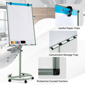 Mobile Magnetic Whiteboard by Costway
