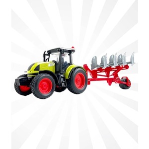 2Pcs Farm Tractor Toy Truck Set - Multicolour / Tractor and Plow by Big Daddy