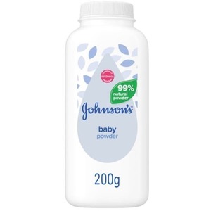 Pack of 6 Johnsons Baby Powder - White by Johnsons