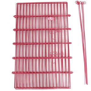 Metal Pet Playpen in Pink - Pink / 91cm by Actiaspet