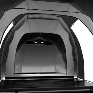 Outsunny Tunnel Tent with 2 Bedroom, Living Area and Vestibule for 4-6 Person by Outsunny