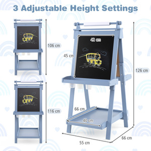 3-in-1 Double-sided Art Easel by Costway