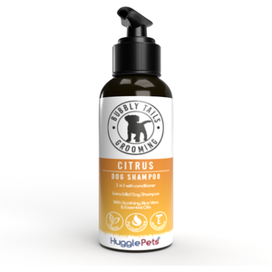 Bubbly Tails Citrus 2 in 1 Shampoo Conditioner for Dogs Vegan Friendly - White by HugglePets