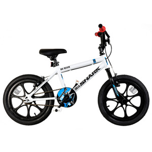 XN Urban Shark 16In Kids BMX Bike - White & Black by XN