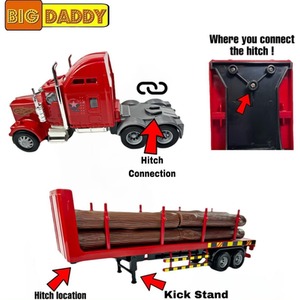 Big Daddy Big Rig Transport Trucks - Multi / Lumber Truck by Big Daddy