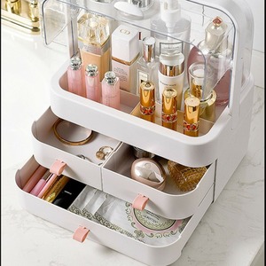 Makeup Storage Box Beauty Vanity Case - White