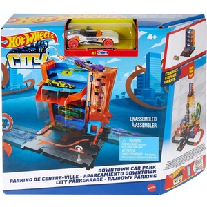 Hot Wheels City Downtown Car Park Playset - Multicolour by Hot Wheels