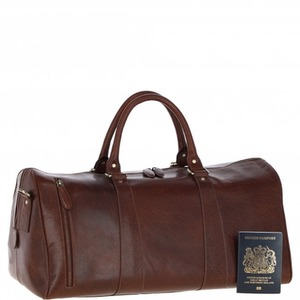 Ashwood Large Leather Holdall - T-77 - Chestnut Tan by Ashwood Leather