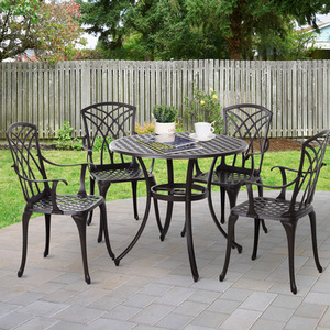 Outsunny 5 Piece Bistro Dining Set by Outsunny