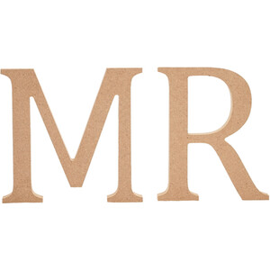 Mr and Mrs MDF Sign by True Moments