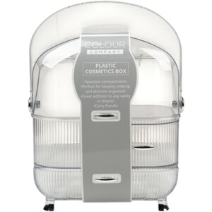 Plastic Cosmetics Box - Clear