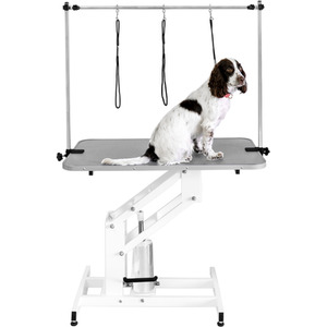 Hydraulic Pet Dog Grooming Tables Height Adjustable by Monster Shop