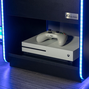 X Rocker Electra Bedside Table with Wireless Charging and Neo Motion - BLACK by X Rocker