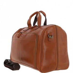 Leather Flight Cabin Weekend Holdall - 8150 - Tan by Ashwood Leather