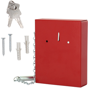 Rottner Emergency Key Box NSK1 Cylinder Lock Red - Red by Rottner Safes