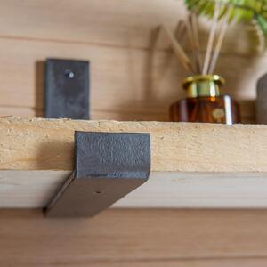 235mm Scaffold Board Iron Shelf Bracket - Black by Hammer and Tongs
