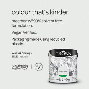 Crown Walls and Ceilings Silk Emulsion by Crown Paints