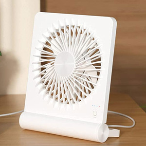 USB Portable Stand Alone Fan - White