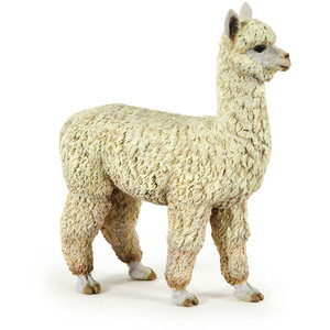 PAPO Wild Animal Kingdom Alpaca Toy Figure - White by PAPO