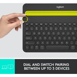 Logitech K480 Wireless Multi Device Keyboard - multi by Logitech
