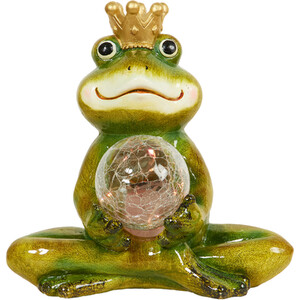 Solar Prince Frog Ornament - Green